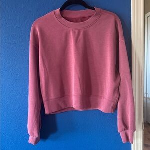 Pink Luluemon Crewneck Sweatshirt